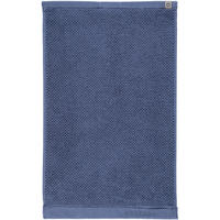 HANDTÜCHER BIO CONNECT ORGANIC UNI BLUE - Blau, Textil (30/50cm) - Essenza