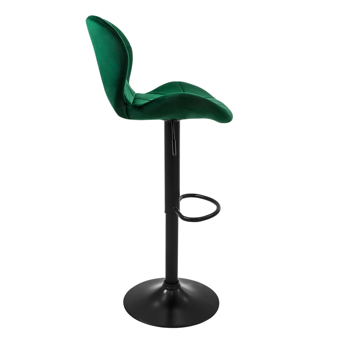 BARHOCKER 4er Set - Grün, Metall (47/110/41cm) - ML-DESIGN