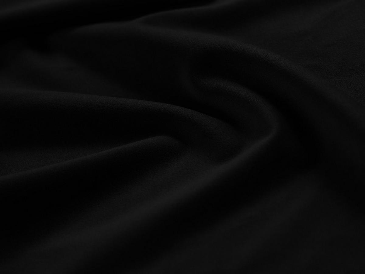 ELEKTRISCHES-ECKSOFA rechts Alyse aus Samt schwarz 5 Sitzplätze - Schwarz, Textil (188/295cm) - Micadoni