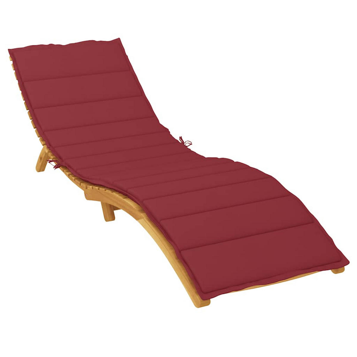 SONNENLIEGEN-AUFLAGE Weinrot 200/60/3 Cm Oxford-Gewebe - Weinrot, Textil (60/3/200cm) - vidaXL
