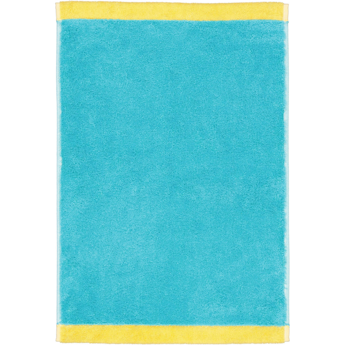 HANDTÜCHER LIFESTYLE SPLASH 7071 TÜRKIS/APRICOT - 15 - Blau, Textil (30/50cm) - Cawoe