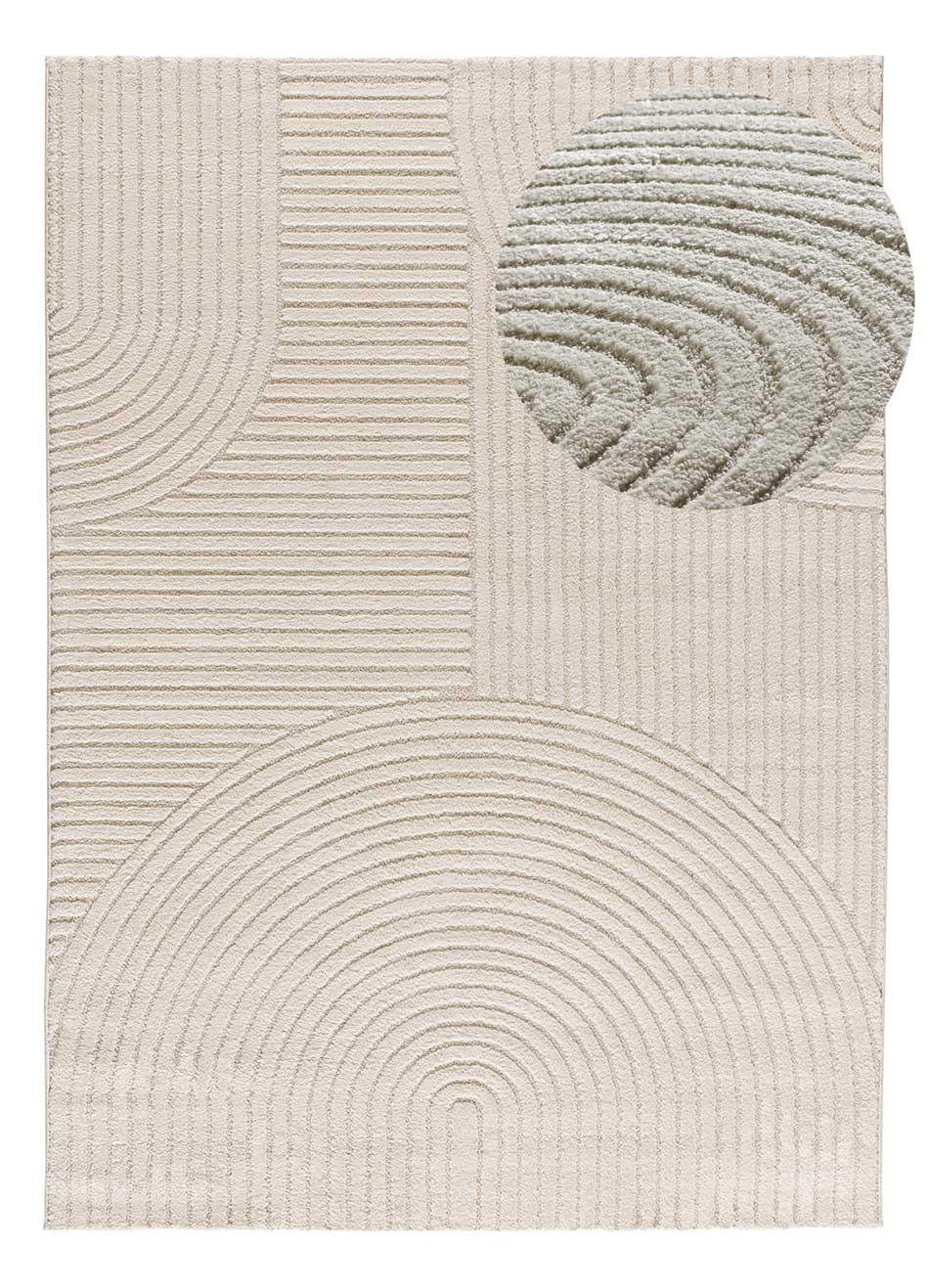 WEBTEPPICH Creme Verona 120/170 cm - Creme, Naturmaterialien/Textil (120/170cm) - Atticgo