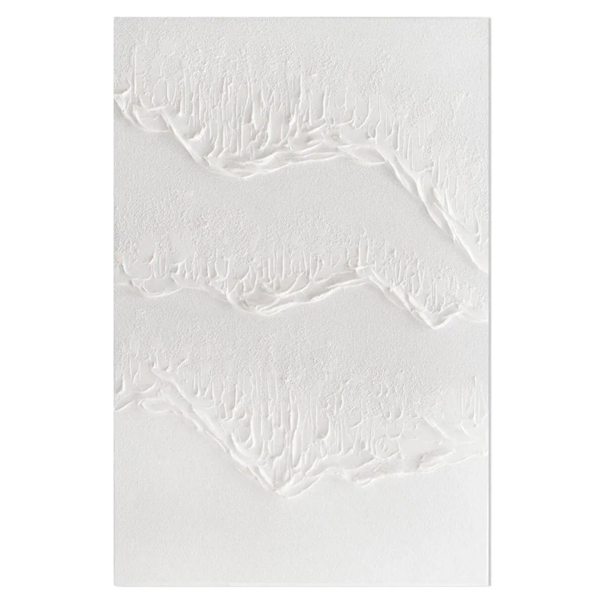 ACRYLBILD HANDGEMALT 60/90 cm - Weiß, Holz/Textil (60/90cm) - KUNSTLOFT