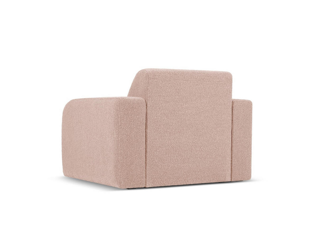 SESSEL Molino aus Boucle puderrosa - Pink, Textil (95/72/105cm) - Micadoni