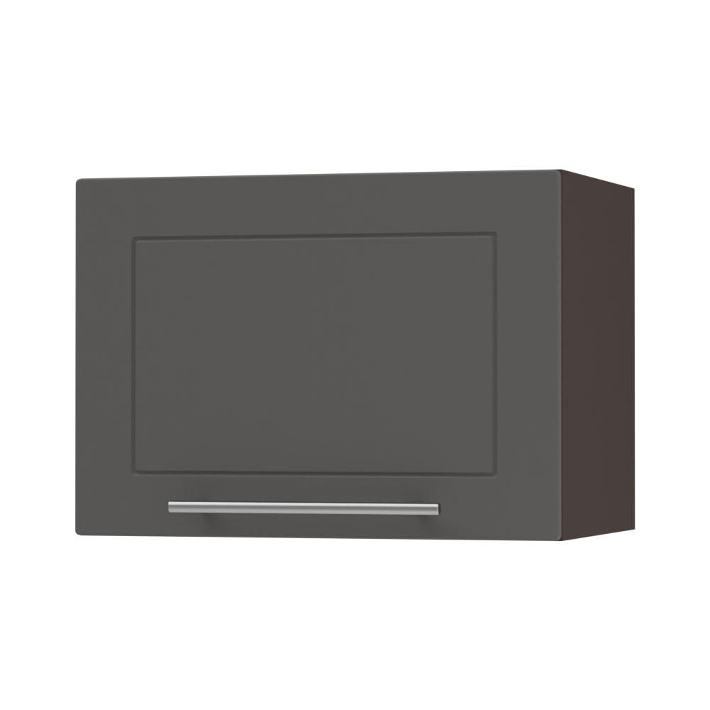 KÜCHENHÄNGESCHRANK Kvantum W4B/50 Graphit Matt / Lava Matt 50 / 32,5 / 36cm - Dunkelgrau/Graphitfarben, Holz/Holzwerkstoff (50/36/32.5cm) - Feldmann-Wohnen