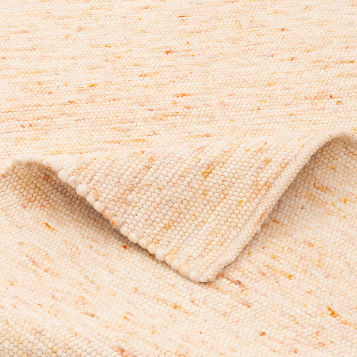 NATUR TEPPICH WOLLE NELSON MELIERT - Terra cotta, Textil (70/130cm) - Pergamon