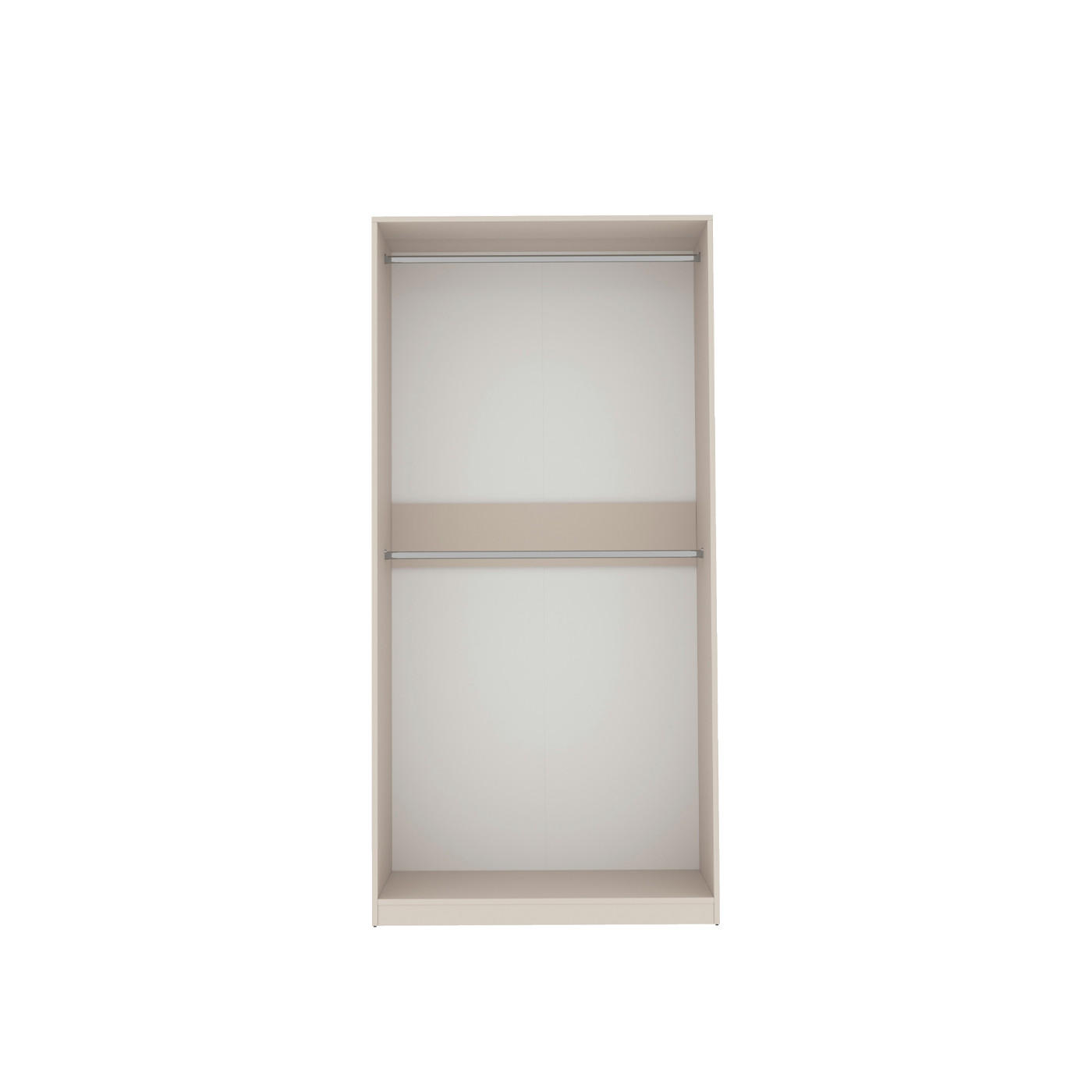KLEIDERSCHRANK OFFEN TRES 01 CASHMERE 100/206/51 cm - Kaschmir, Holzwerkstoff (100/206/51cm) - Marmex Möbel
