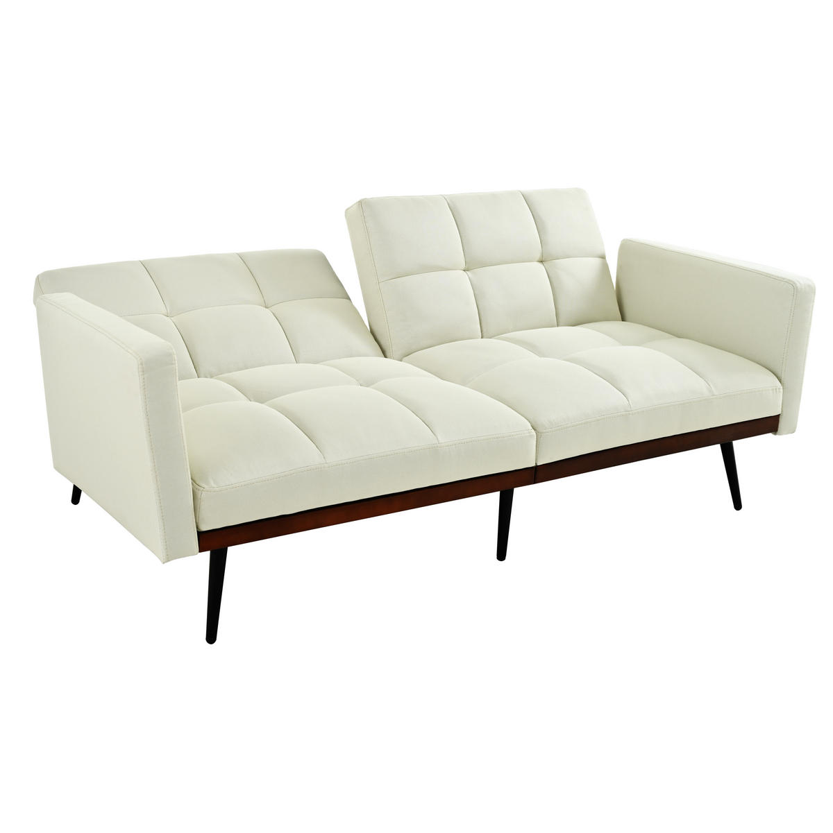 SCHLAFSOFA 146/60/70 cm in Leinenoptik Beige - Beige, Textil (146/70/60cm) - Oxeza