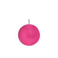 KUGELKERZEN Pink Ø 80 mm, 6 Stück - Pink, Paraffin (8/8/8cm) - Wiedemann Kerzen