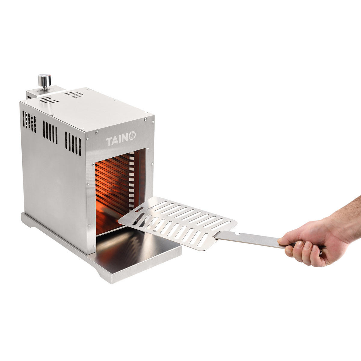 OBERHITZEGRILL Gas - Silberfarben, Metall (23.5/37.5/50cm) - TAINO