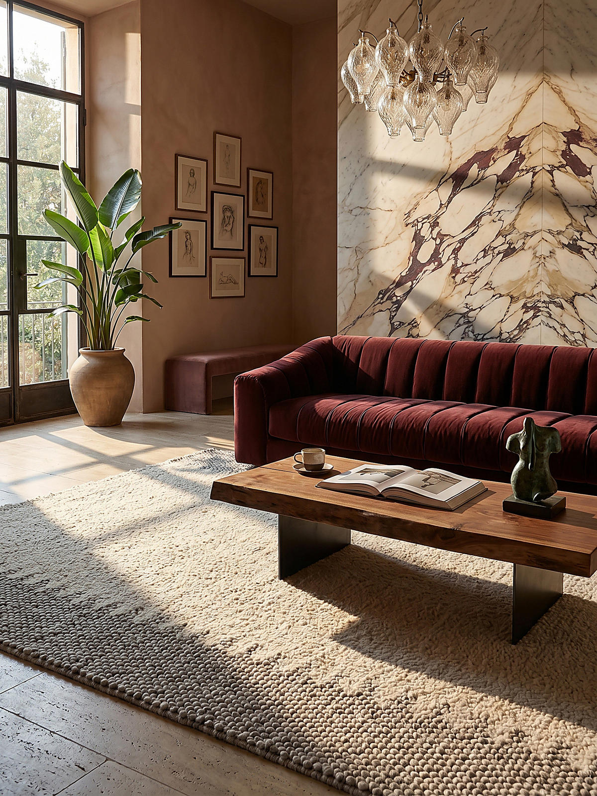 WOLLTEPPICH handgewebt MEDWAY, mit Bordüre, Beige, 80 x 150 cm - Beige, Textil (80/150cm) - KADIMA DESIGN