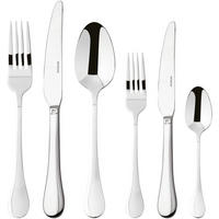 BESTECKSET Bloom - Edelstahl - Monoblock - 36-teilig / 6 Personen - Silberfarben, Metall - Sambonet