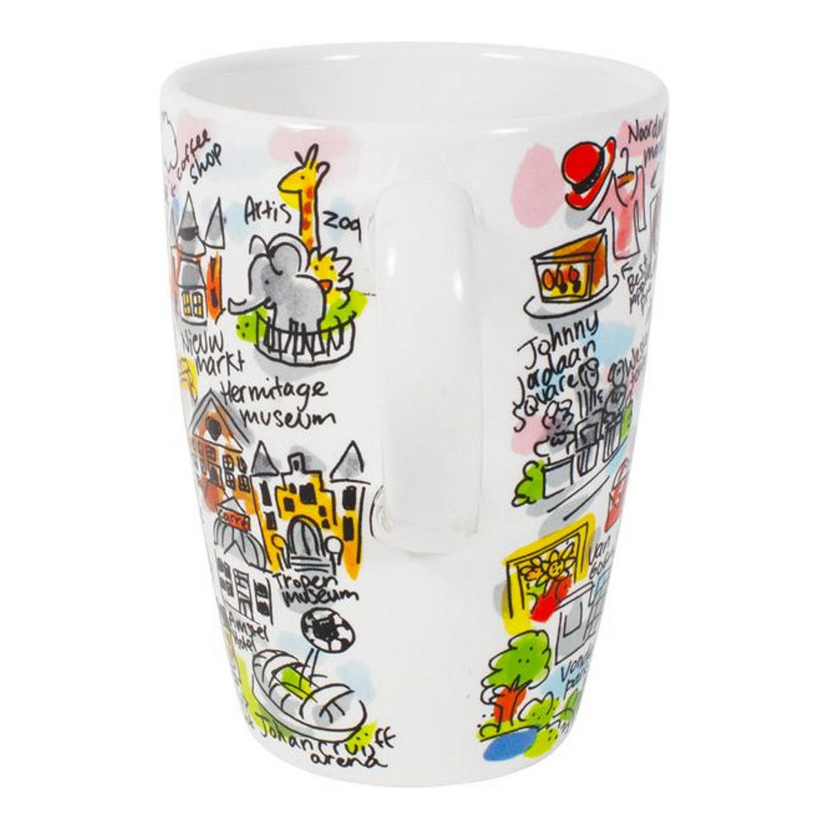 XL-BECHER Amsterdam in Bunt - 500 ml - Multicolor, Keramik (0.5L) - Blond Amsterdam