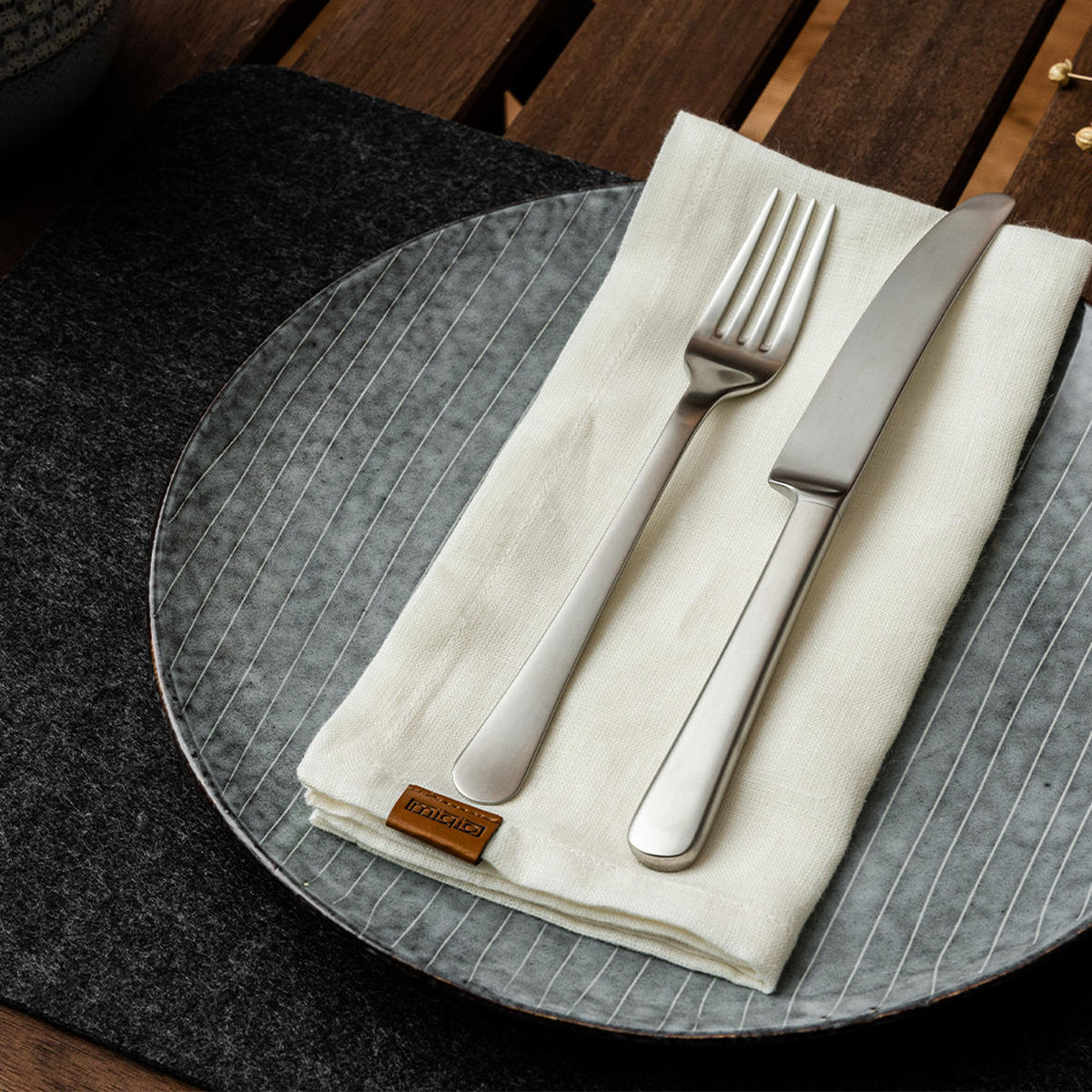 STOFFSERVIETTEN aus Leinen 6er-Set - Creme, Textil (45/23cm) - Miqio Design