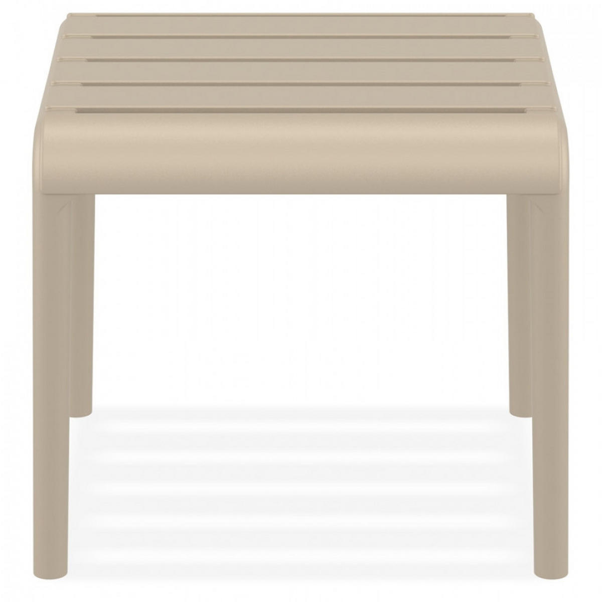 GARTEN-LOUNGETISCH Mol 42x41x40 cm - Taupe, Kunststoff (41/42/40cm) - AlterEgo