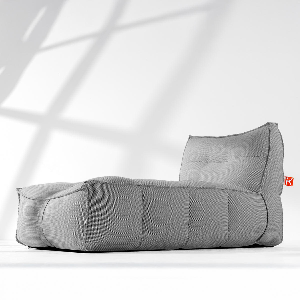 GARTENLOUNGE-SET LOVIA, Möbel-Set, Schwarz/Weiß - Schwarz, Textil - KONSIMO®