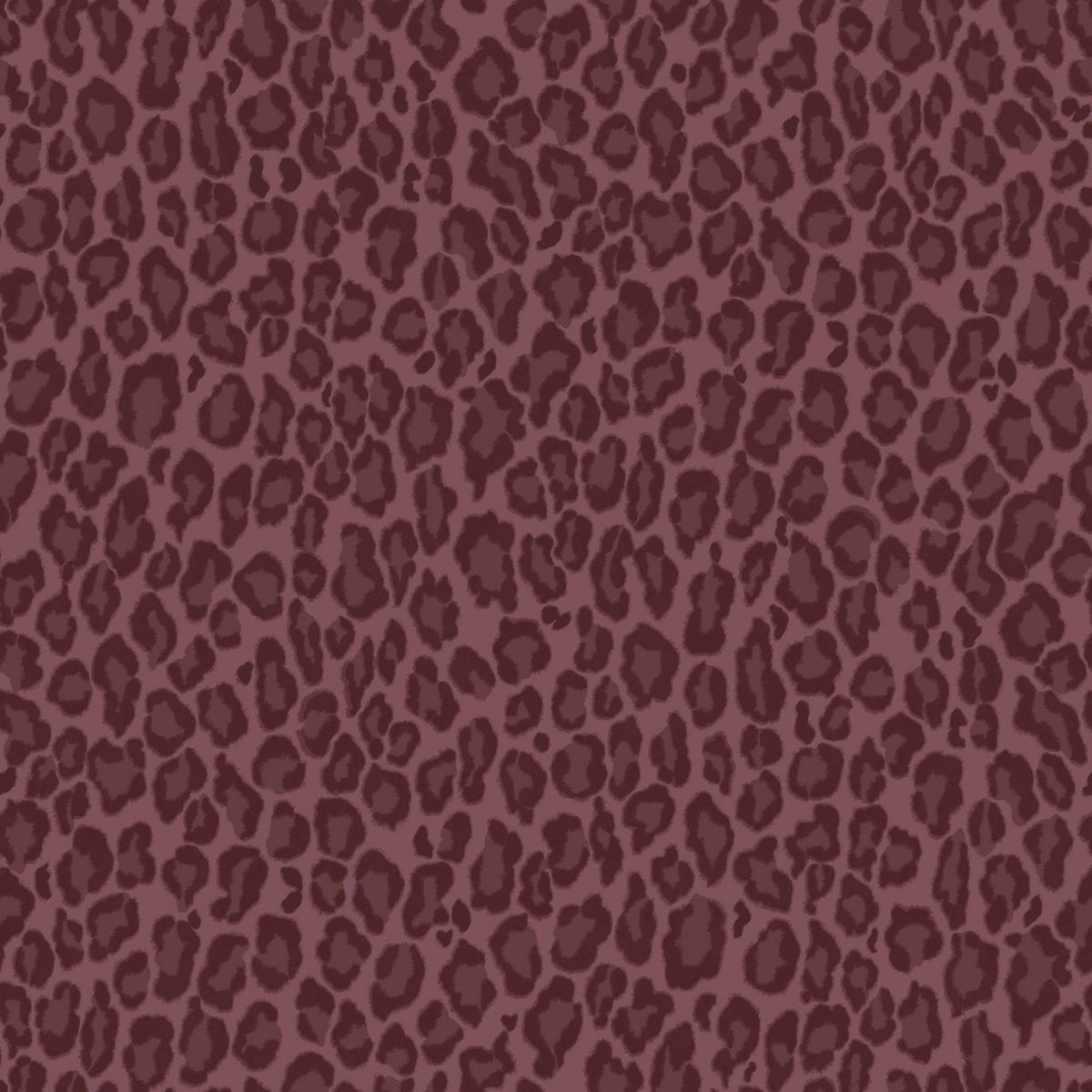 TAPETE Leopardenmuster 50 x 900 cm - Lila, Papier (50/900cm) - ESTAhome