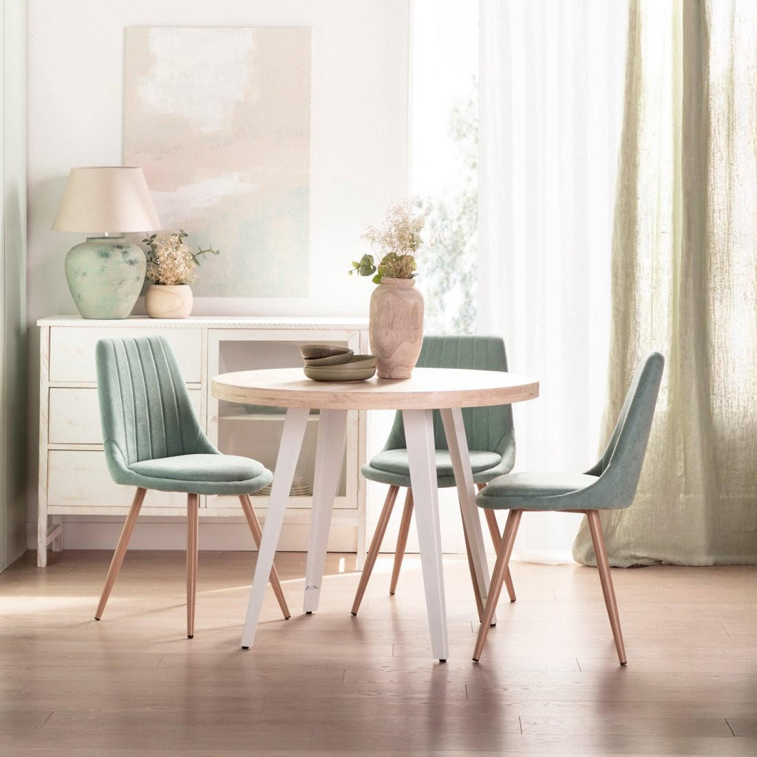 AUSZIEHBARER TISCH Anhais Zweifarbig 100/140/180 cm x 76 cm - Multicolor, Holz (100/100/76cm)