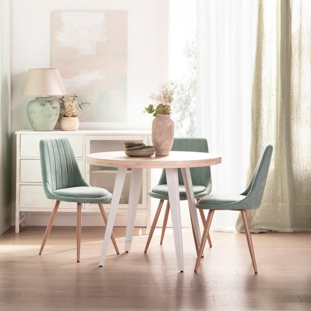 AUSZIEHBARER TISCH Anhais Zweifarbig 100/140/180 cm x 76 cm - Multicolor, Holz (100/100/76cm)