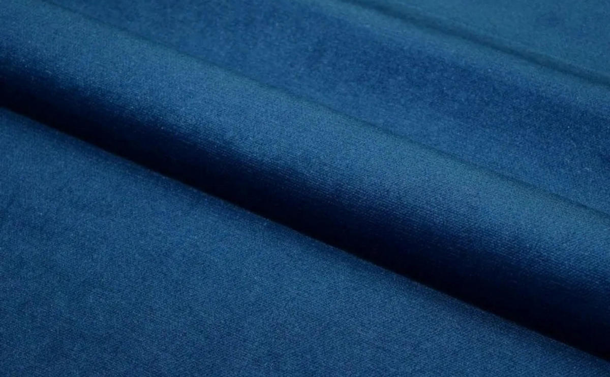 SCHLAFSOFA BELLA Sofa mit Schlaffunktion und Bettkasten, Frabe: Blau, Veloursstoff - Blau, Textil (217/92/52cm) - Sepro Meble