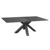 ESSTISCH ausziehbar Ela 1 160 x 90 x 75 Esszimmertisch Graphit - Grau, Holz (160/90/75cm) - 58aufmkessel