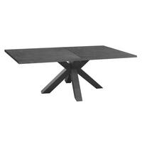 ESSTISCH ausziehbar Ela 1 160 x 90 x 75 Esszimmertisch Graphit - Grau, Holz (160/90/75cm) - 58aufmkessel