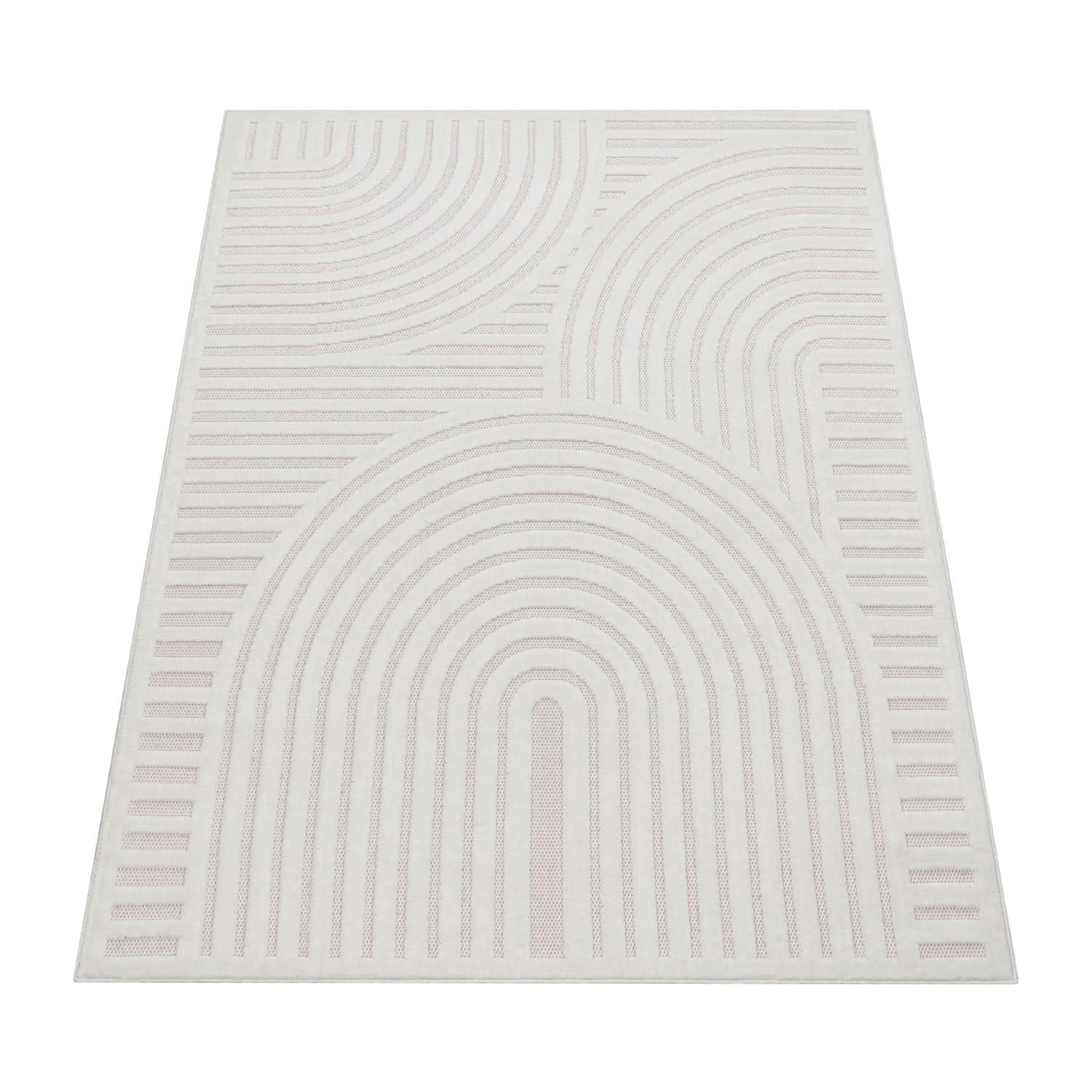 Paco Home Outdoorteppich Creme 120x160 cm