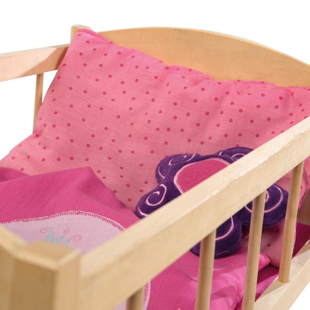 PUPPENETAGENBETT Happy Fee - Naturfarben, Holz (57/57/31cm) - Roba