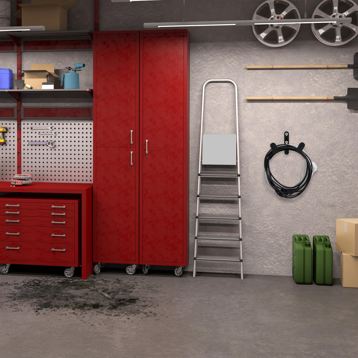 SCHLAUCHHALTER - Schwarz, Metall (25/17.5/14cm) - Relaxdays