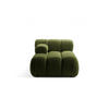 CHAISELONGUE links Bellis aus Boucle grün - Grün, Textil (94/70/155cm) - Micadoni