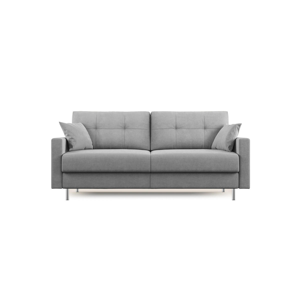 SCHLAFSOFA Megan - Grau, Textil (188/97/96cm) - Divani.store