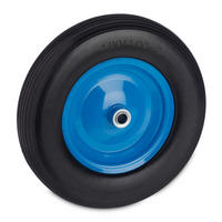 SCHUBKARRENRAD - Multicolor, Kunststoff/Metall (38.5/8/38.5cm) - Relaxdays