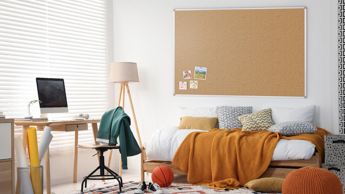 PINNWAND mit Alurahmen 150x100cm - Multicolor, Holz (150/100/1.6cm) - ALLboards