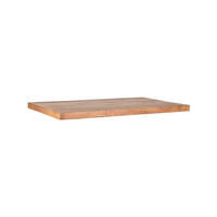 TISCHPLATTE gerade braun 70/120/5 cm - Braun, Holz (70/120/5cm) - LABEL51