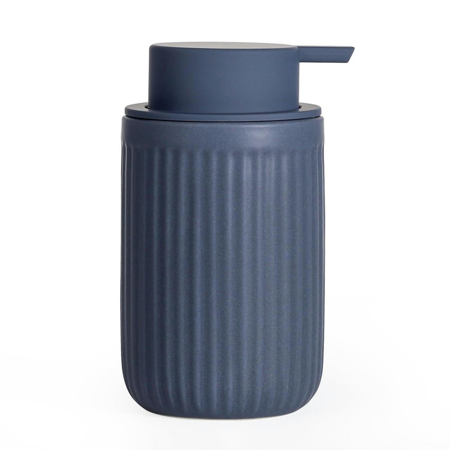 SEIFENSPENDER Keramik Matt Blau 350ml - Blau, Keramik (7.5/14.5/7.5cm)