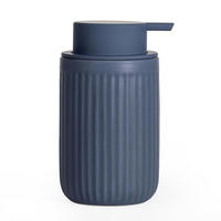 SEIFENSPENDER Keramik Matt Blau 350ml - Blau, Keramik (7.5/14.5/7.5cm)