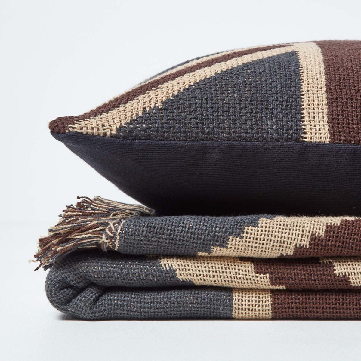 ÜBERWURF 150/200 cm mit Union Jack im Vintage-Look - Dunkelblau, Textil (150/200cm) - Homescapes