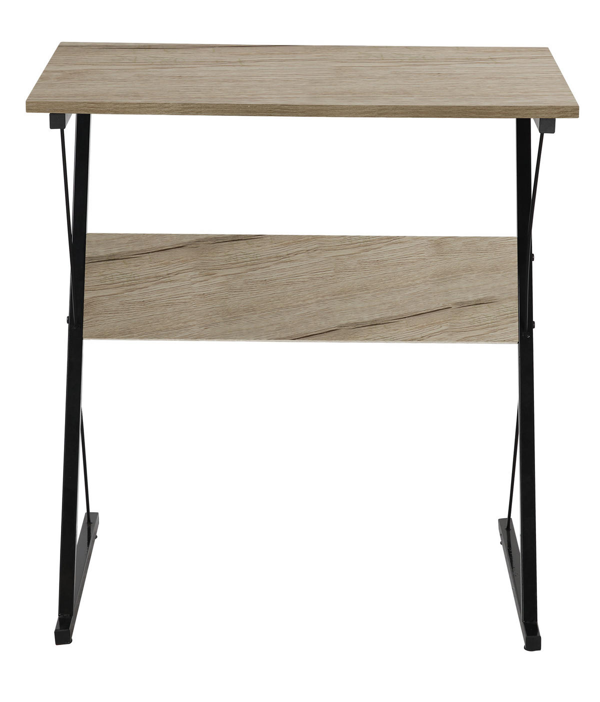 SCHREIBTISCH Rechteckig Braun 70 x 48 x 74 (cm) - Braun, Metall (48/70/74cm) - Nordlys