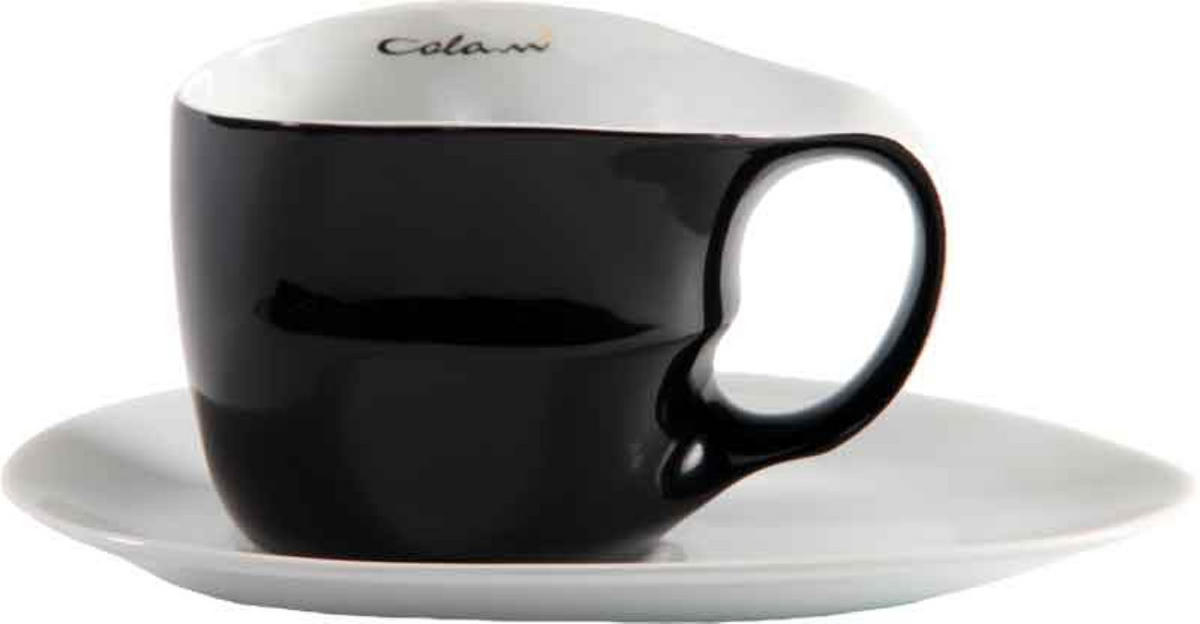 JUMBOTASSE schwarz - Multicolor, Keramik (0.4L) - Luigi Colani Porzellan