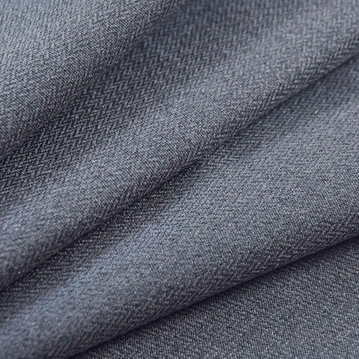 VORHANG 2ER SET »München Dark« HxB 245x145 cm Dunkelgrau - Dunkelgrau, Textil (145/245cm) - Gardinenbox
