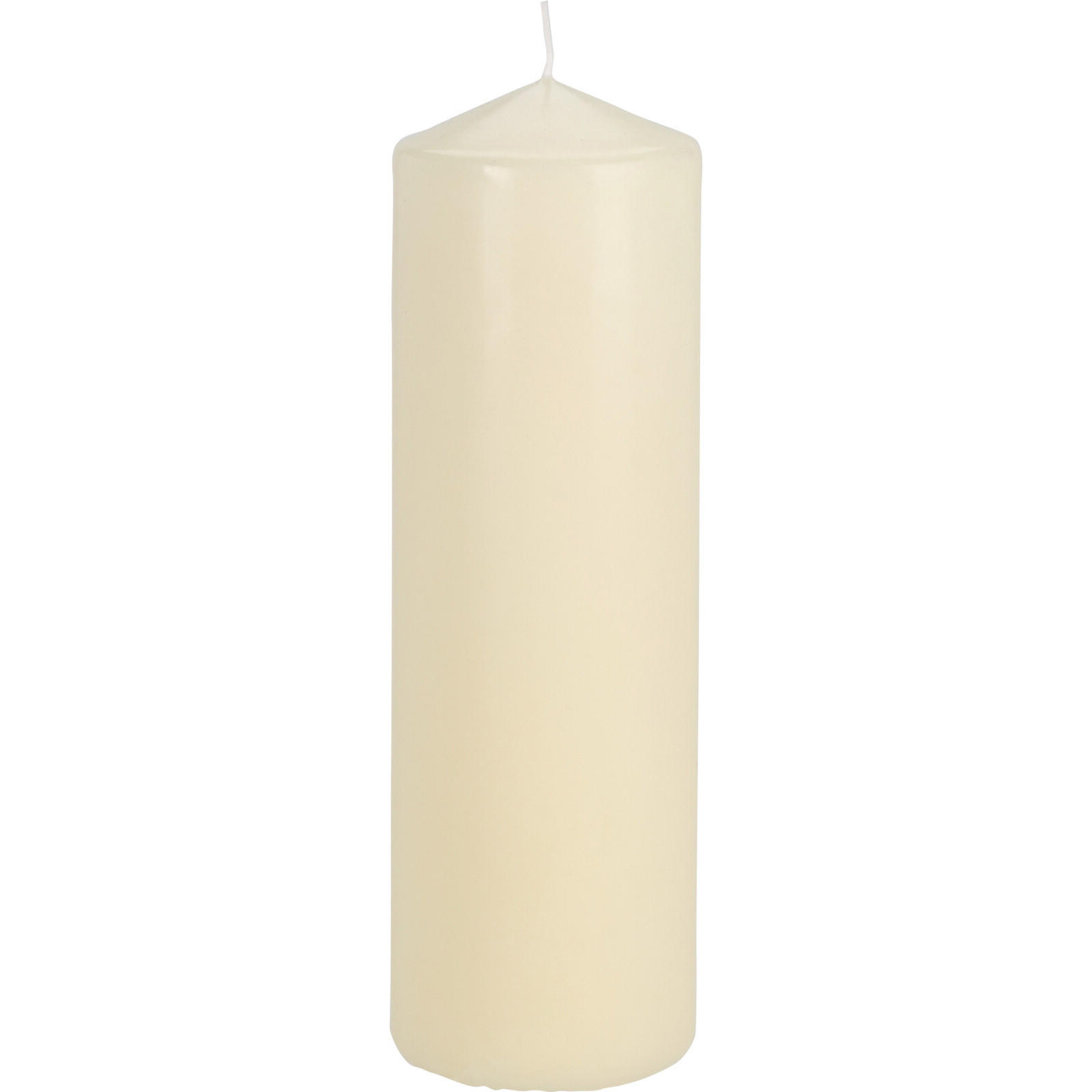 KERZE aus Paraffin 8/8/24,5 cm - Beige, Paraffin (8/24.5/8cm) - Home Styling Collection