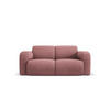SOFA Molino aus strukturiertem Stoff rosa 2 Sitzplätze - Pink, Textil (95/72/170cm) - Micadoni
