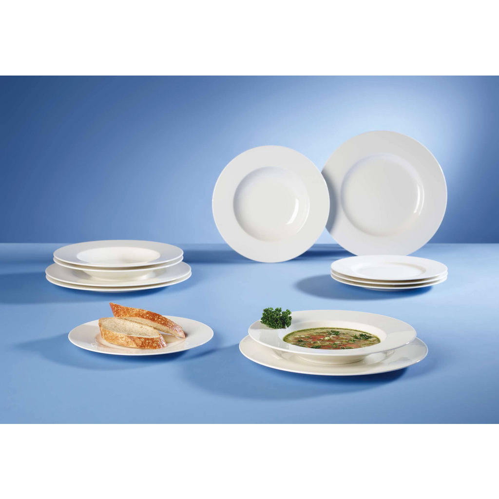 Thumbnail - Villeroy & Boch Teller-Set, Weiß, Keramik, 36x15x36 cm, Essen & Trinken, Geschirr, Geschirr-Sets