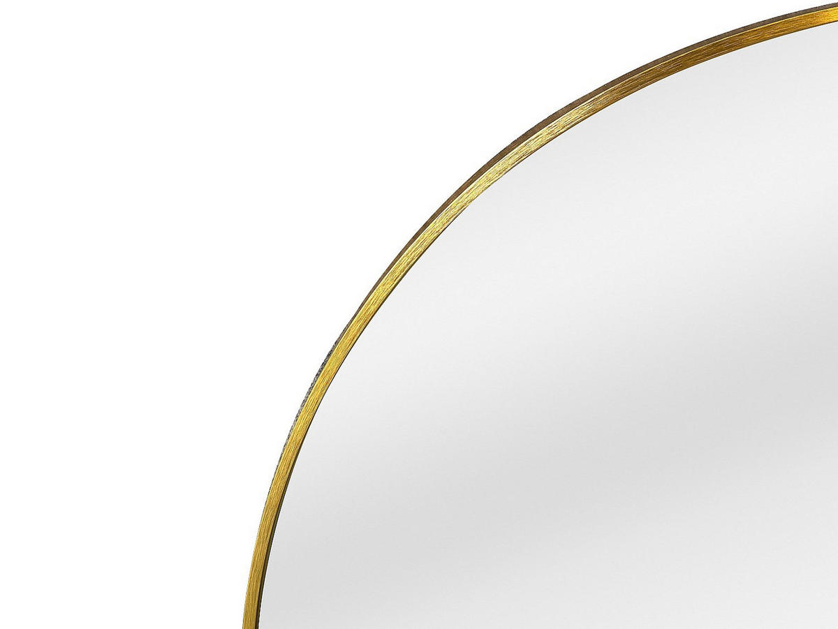 WANDSPIEGEL - 80 cm x 2.3 cm - Metall - Goldfarben - ELYRO - Goldfarben, Metall (80/80/2.3cm) - Vente-Unique