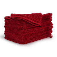 WASCHHANDSCHUHSET NEW CLASSIC 10-TLG - Rot, Textil (15/20cm) - MÖVE