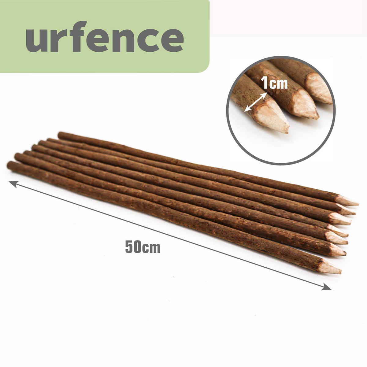 BEETEINFASSUNG Weide, 40/300 cm, braun - Braun, Naturmaterialen (0.9/40cm) - urfence