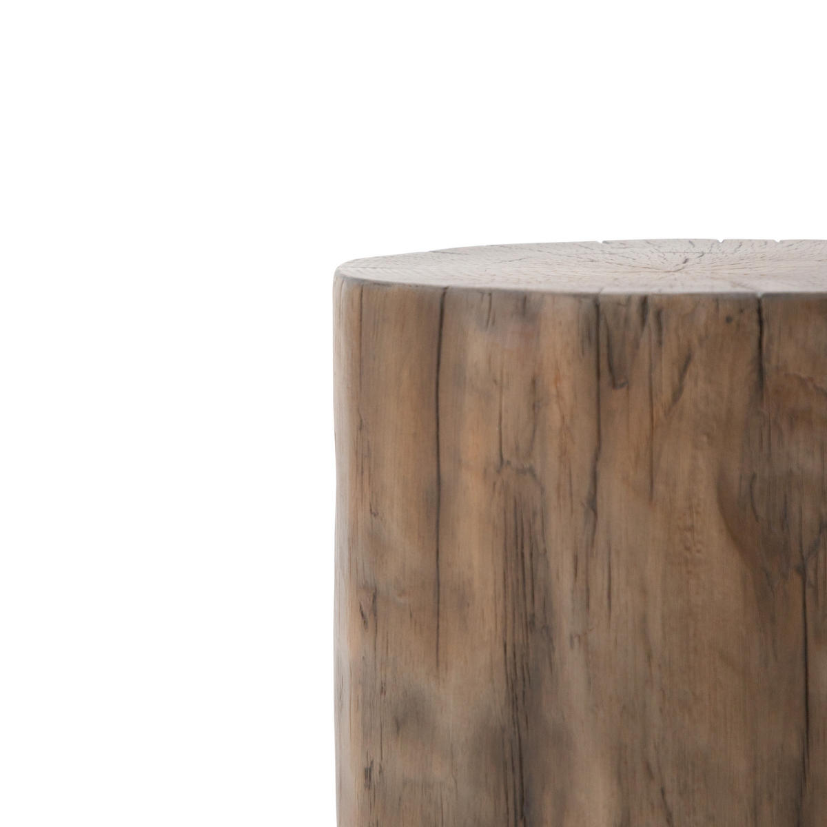 BEISTELLTISCH DAINTREE aus GF-Beton, Wetterbeständig, 49x47x51 cm - Rotbraun, Naturmaterialien (49/47/51cm) - Elementi