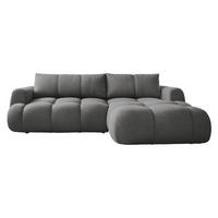 ECKSOFA Mitto, Seite: Rechts - Schwarz/Grau, Holz/Kunststoff (270/173cm) - MIRJAN24