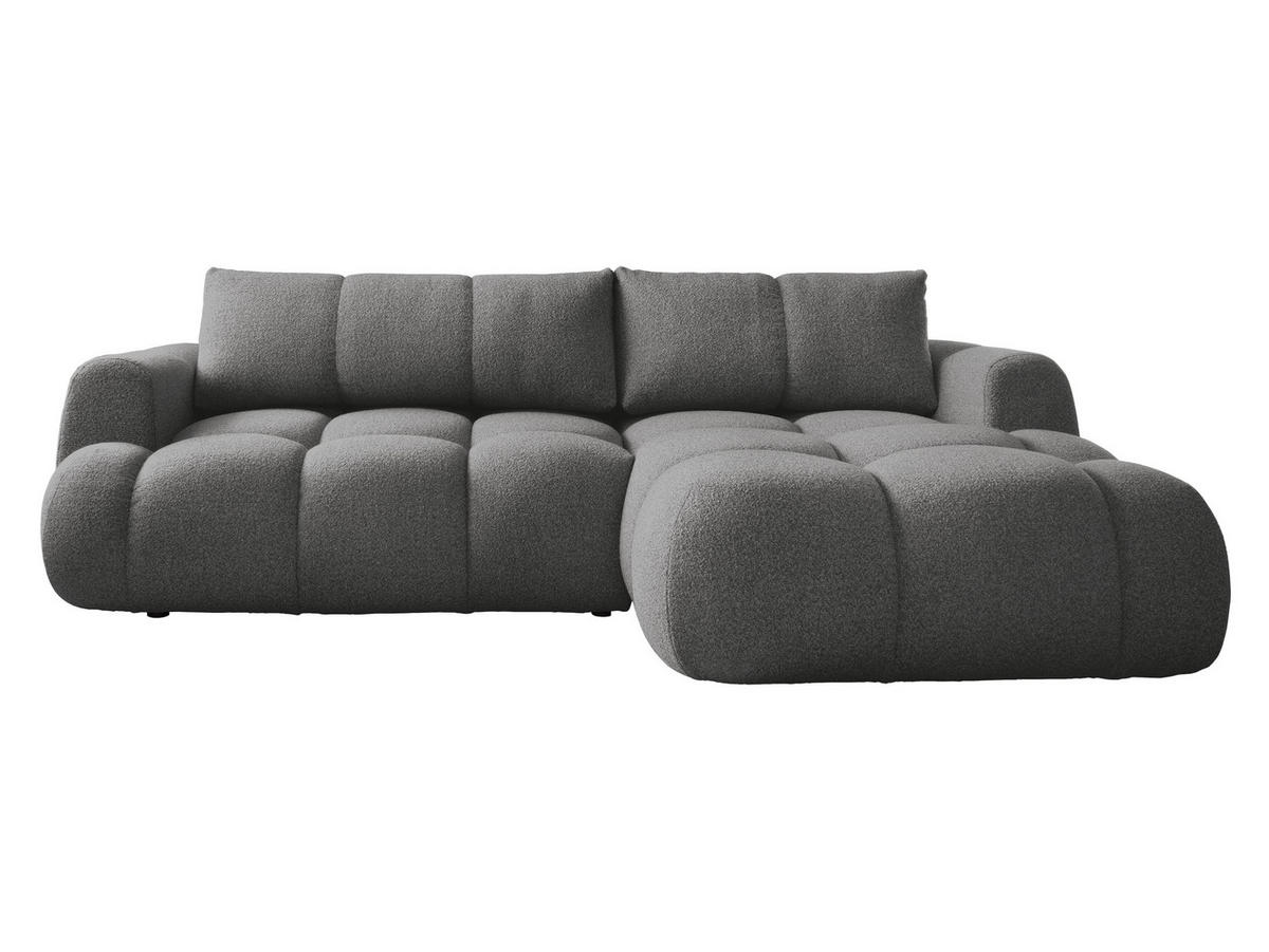 ECKSOFA Mitto, Seite: Rechts - Schwarz/Grau, Holz/Kunststoff (270/173cm) - MIRJAN24