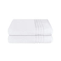 DUSCHTUCHSET Milano - 2-teilig - 70x140 cm - Weiß - Weiß, Textil (70/140cm) - SCHIESSER